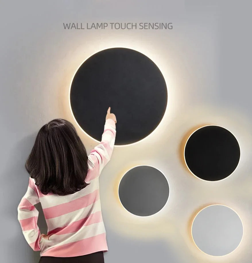 SleekGlow - Modern Rund LED Vägglampa