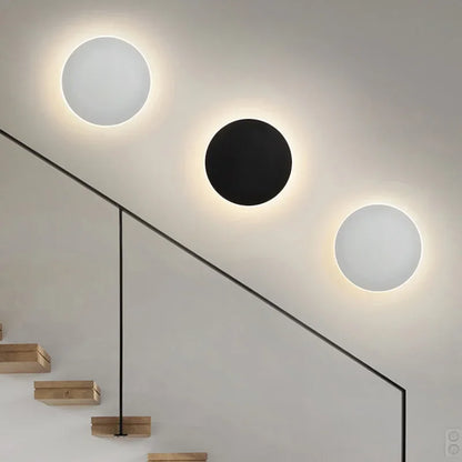 SleekGlow - Modern Rund LED Vägglampa