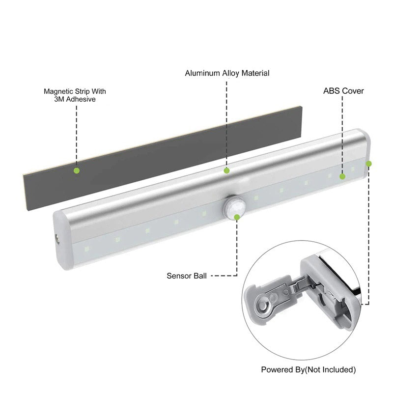Carvallo - Uppladdningsbar lampa med slankt design