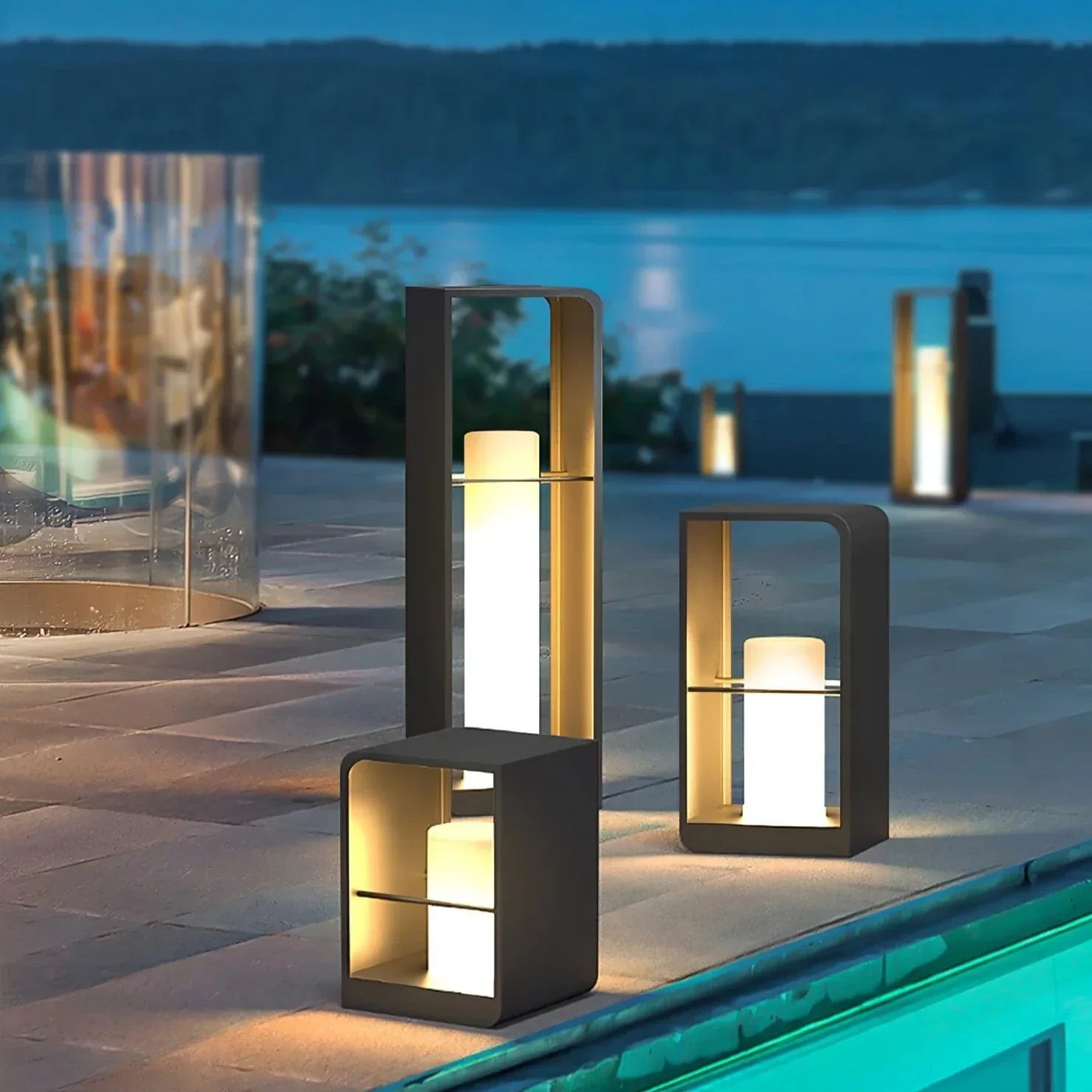Trädgårdslampa - Solenergi Utomhuslampa