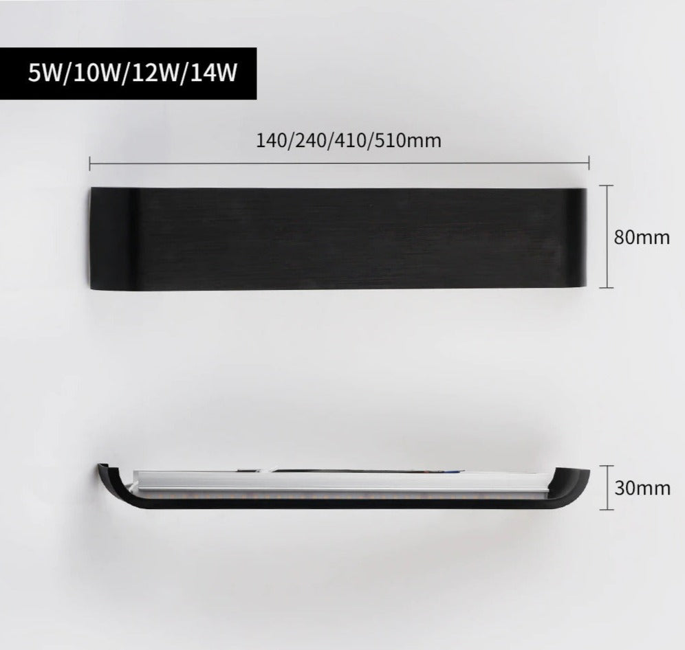 GlowLine - Stilren LED-vägglampa för modern belysning