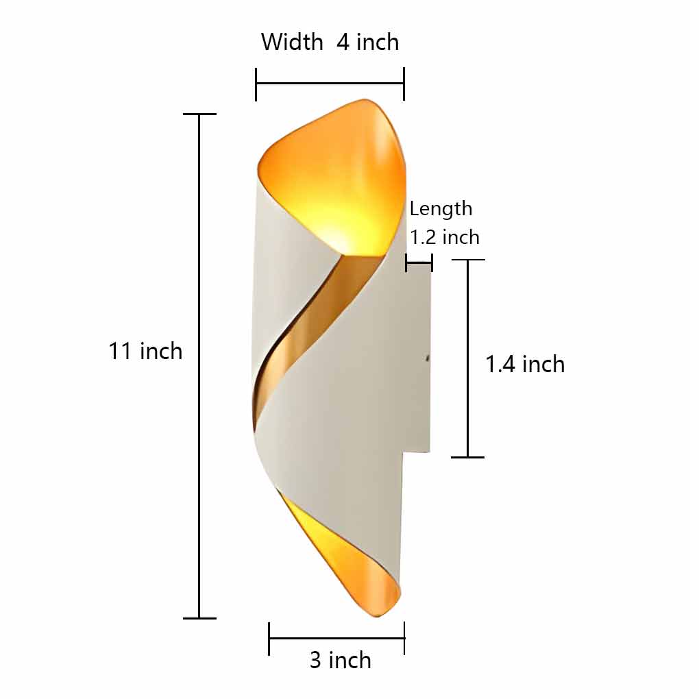 Vägglampa modern svart aluminium utomhus vägglampa