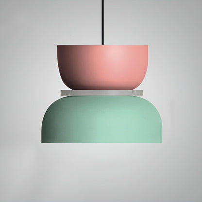 LED-hängande lampan i macaronstil – Dekorativ taklampa för ditt hem