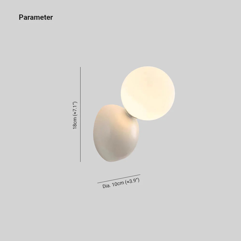 Nova Modern LED Vägglampa Svart/Vit Metall Vardagsrum