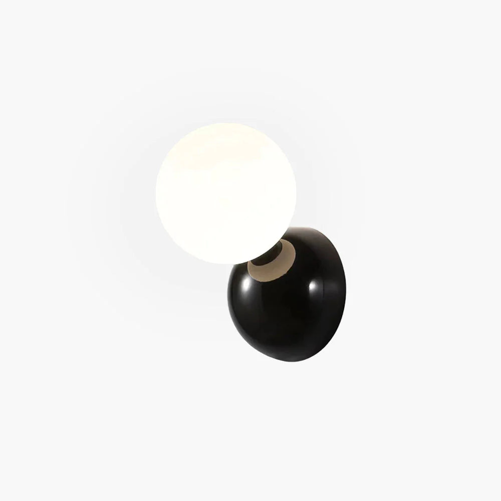 Nova Modern LED Vägglampa Svart/Vit Metall Vardagsrum