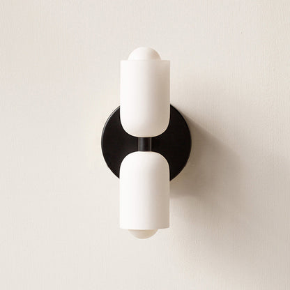 Morandi Moderne LED Vägglampa Svart Glas Sovrum/Vardagsrum