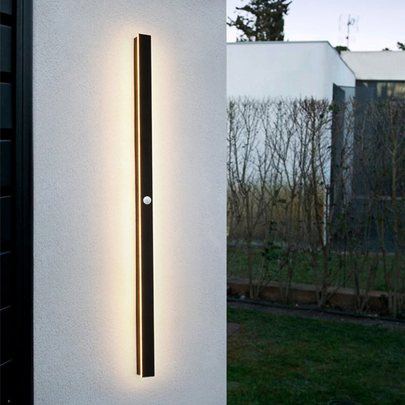 Zenith - Modern Design LED Vägglampor Svart Metall för Trädgård och Hall