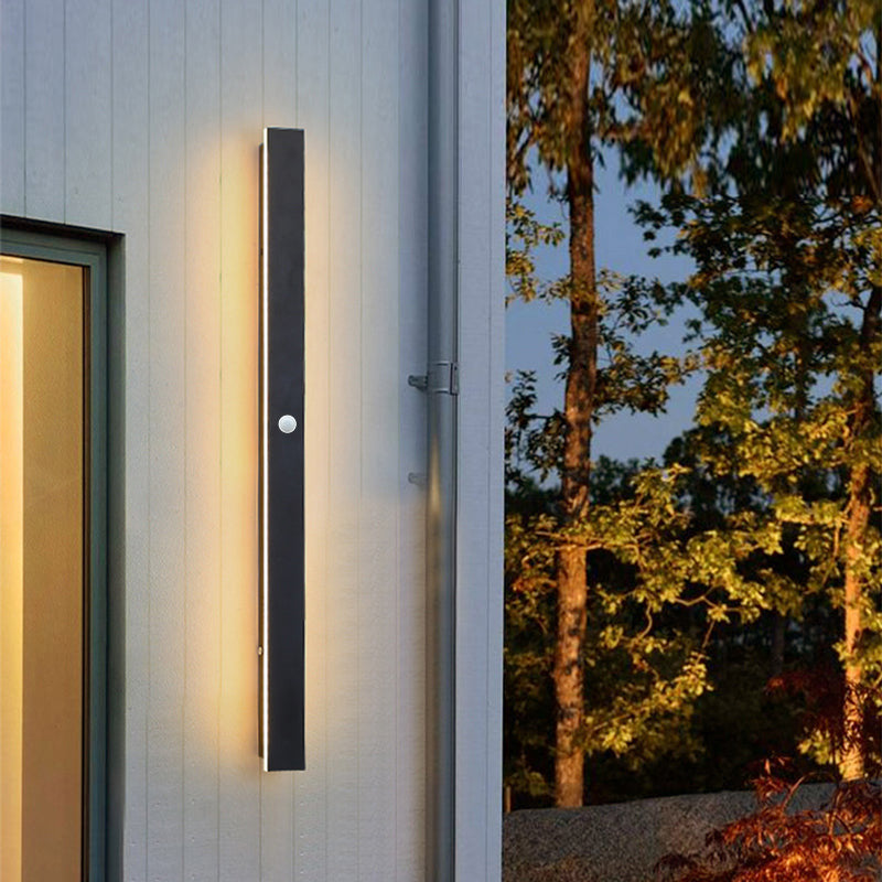 Zenith - Modern Design LED Vägglampor Svart Metall för Trädgård och Hall