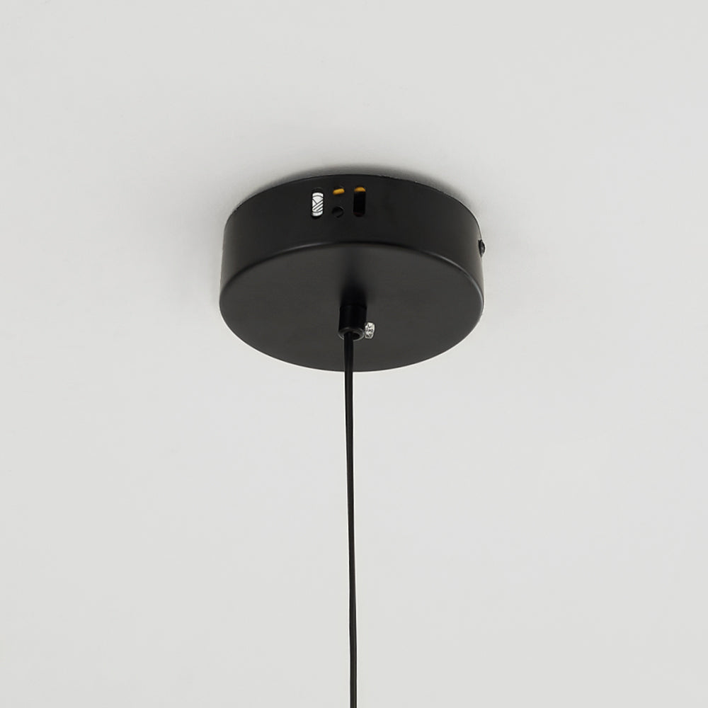 LunaLux Modern LED Taklampa i Metall och Konstsilke i Vitt för Sovrum