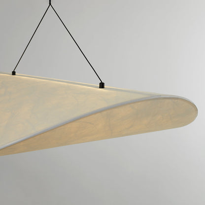 LunaLux Modern LED Taklampa i Metall och Konstsilke i Vitt för Sovrum