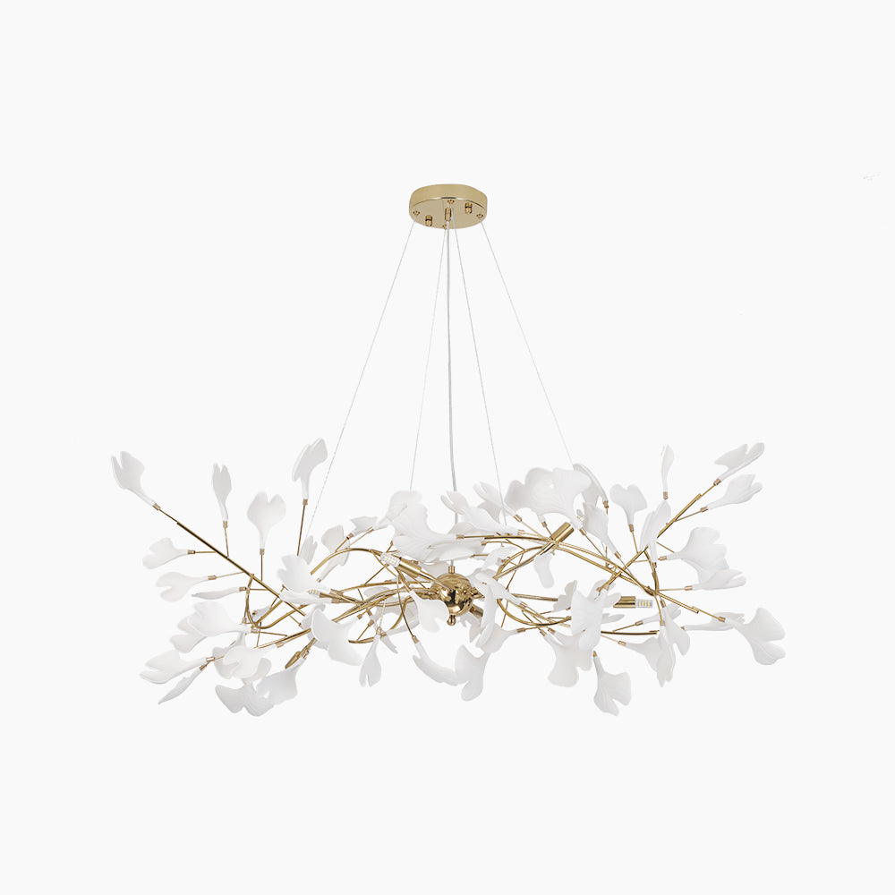 OliviaLeaf - Elegant taklampa i ginkgo-form