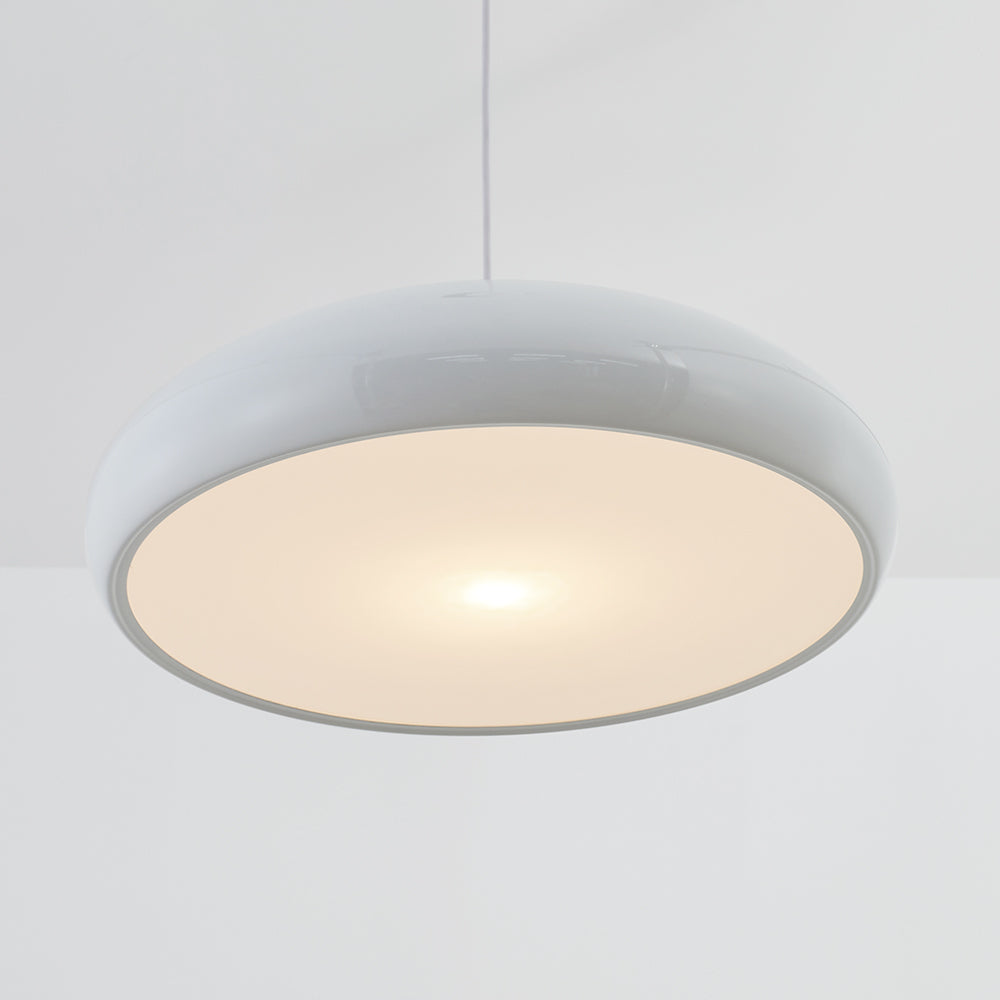 Celestia Ronde LED Taklamp - Vit Metall för Sovrum och Vardagsrum