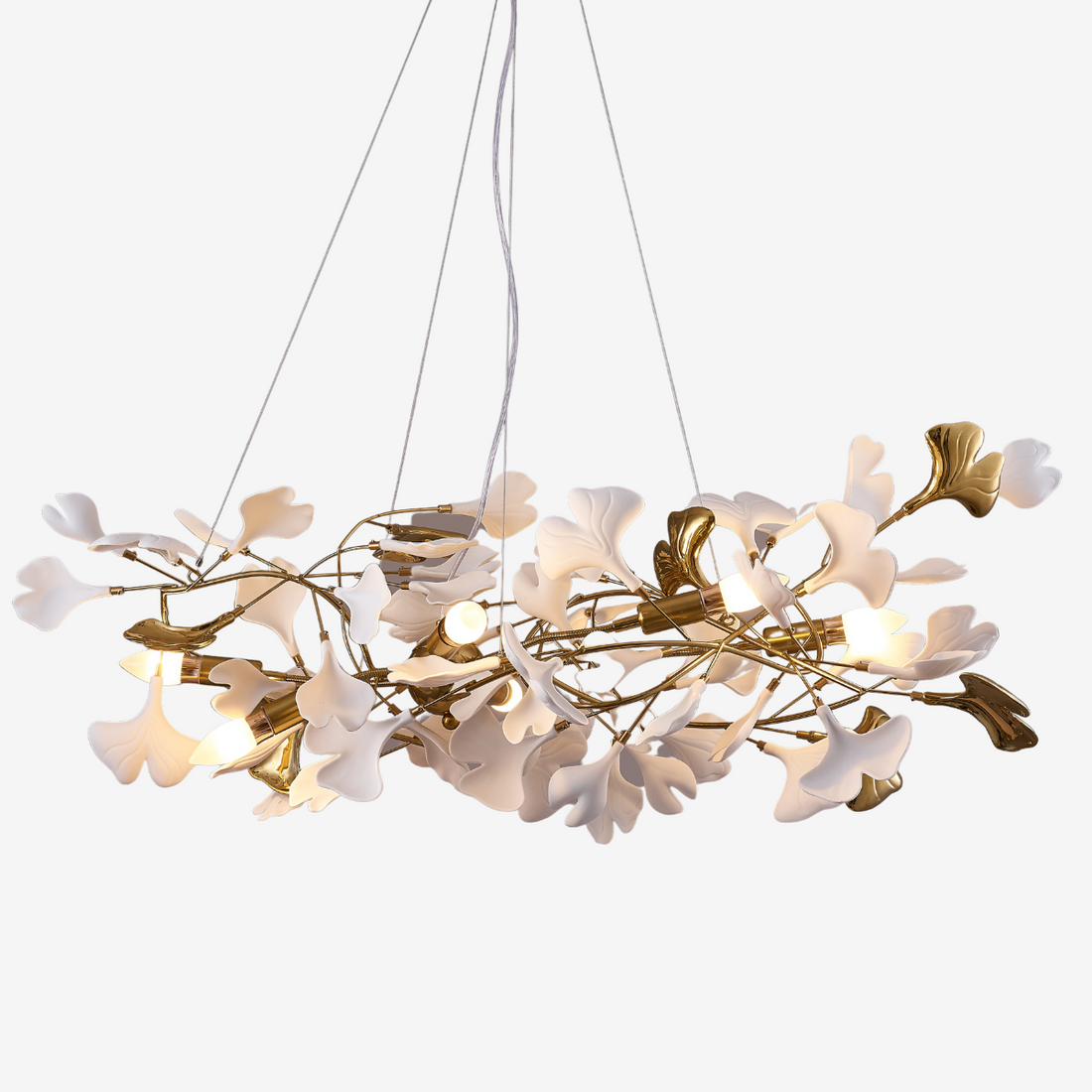 OliviaLeaf - Elegant taklampa i ginkgo-form