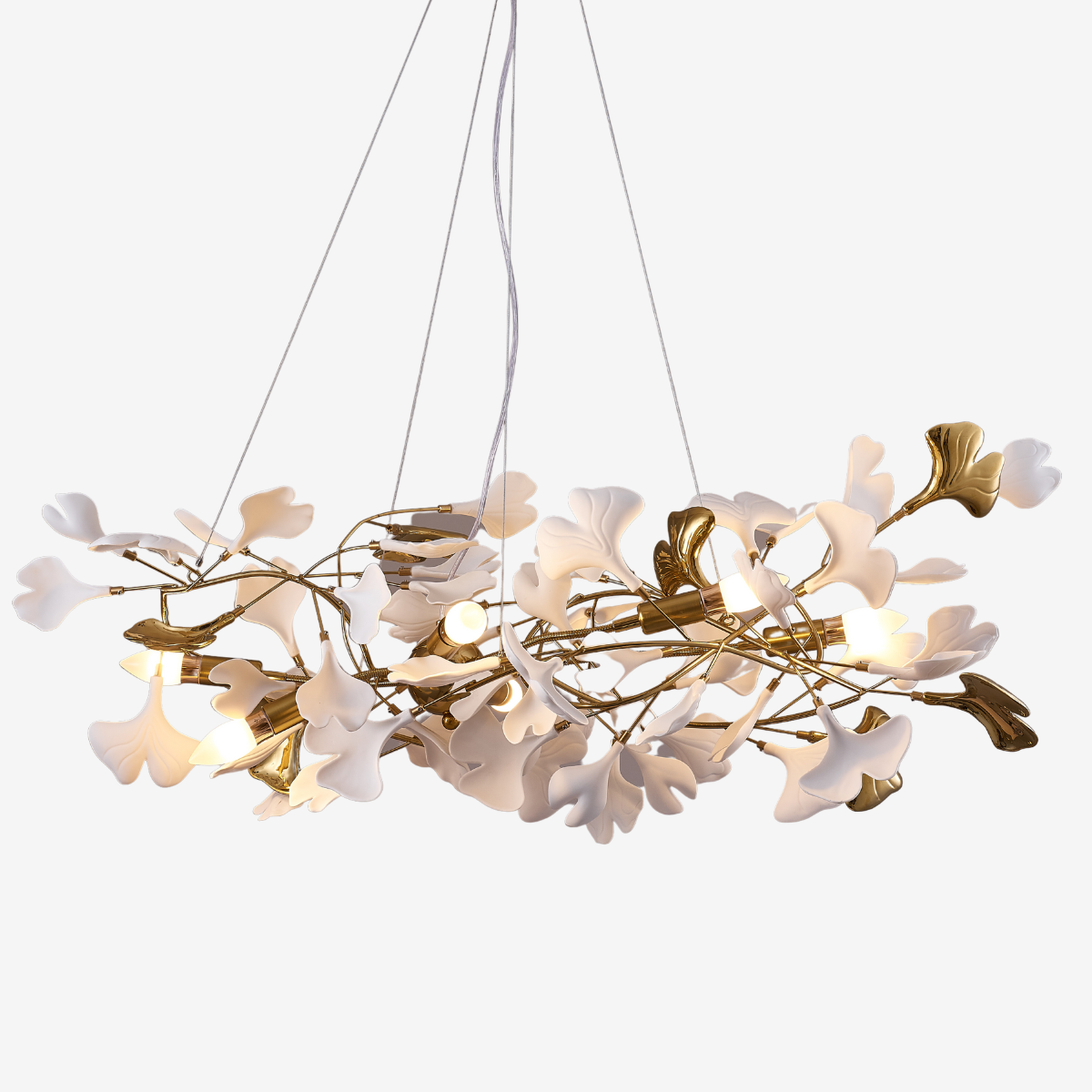 OliviaLeaf - Elegant taklampa i ginkgo-form