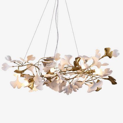 OliviaLeaf - Elegant taklampa i ginkgo-form
