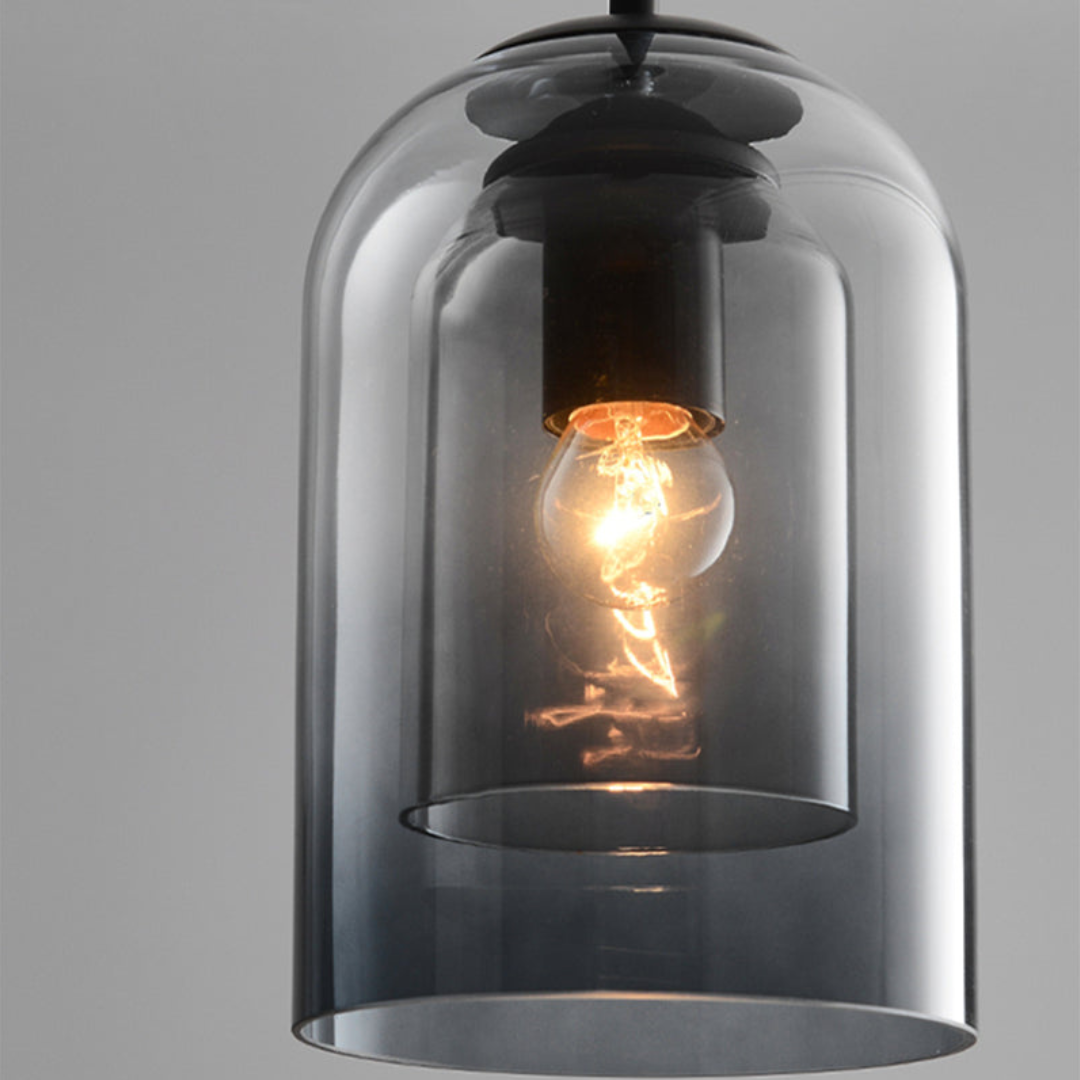 LuxeBeam Light - Modern taklampa i dubbel glas