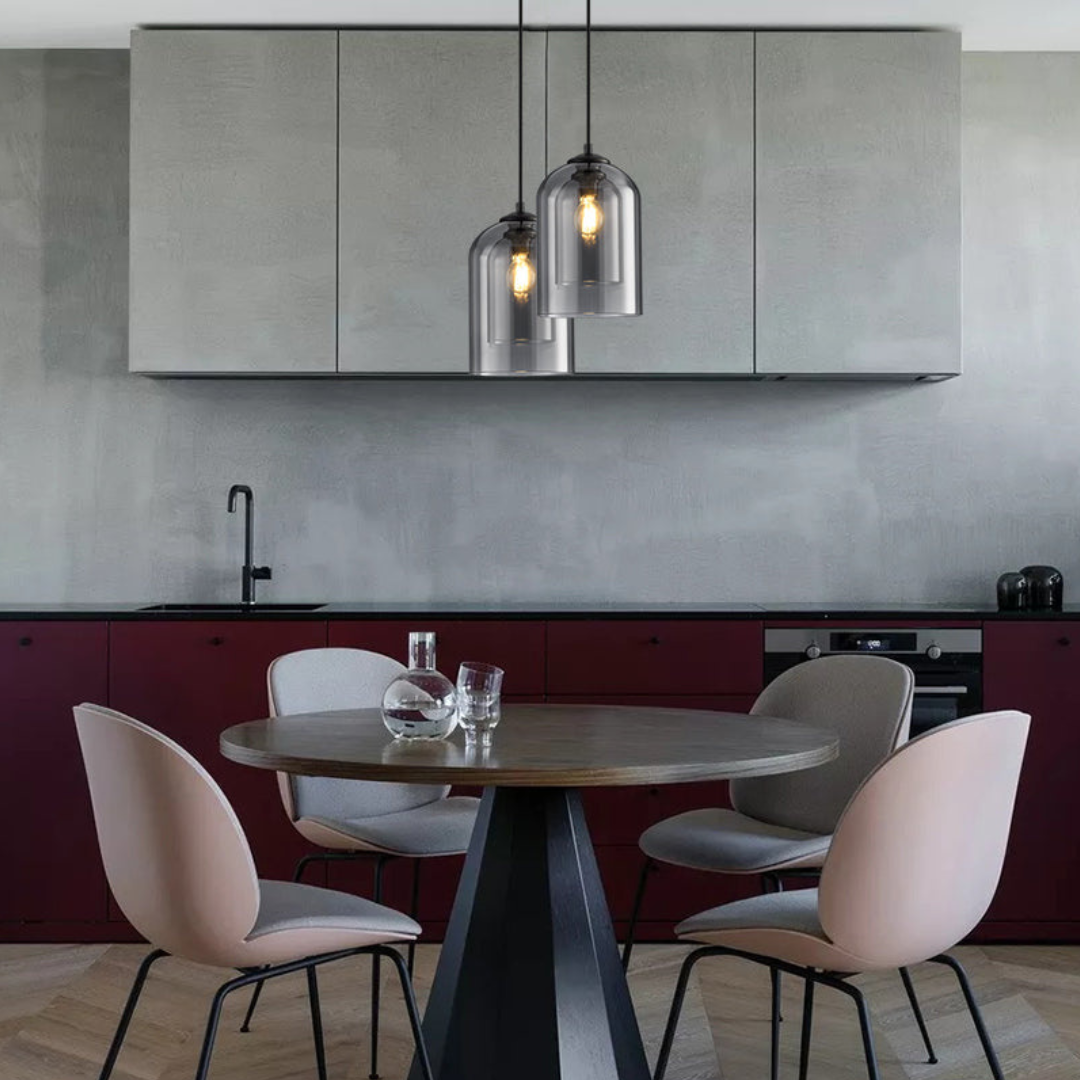 LuxeBeam Light - Modern taklampa i dubbel glas