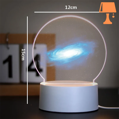 Carvallo - Galaxy-lampa med kosmiska ljuseffekter för en fascinerande glöd