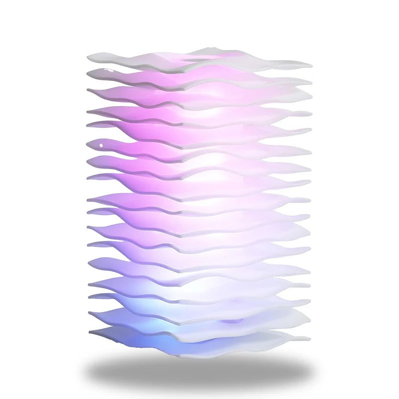 Carvallo - Modern LED sänglampa med konstnärlig vågformad design