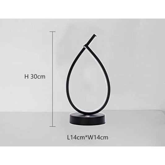 TranquilBeam Lampa - Sängbordslampa med touchswitch