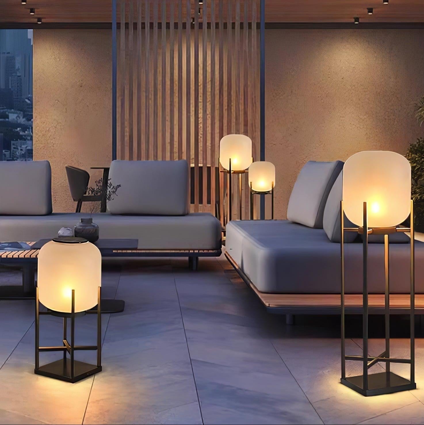 Elegant Solarlampa Golvlampa