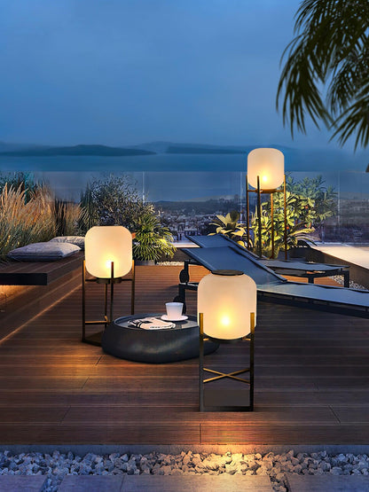 Elegant Solarlampa Golvlampa