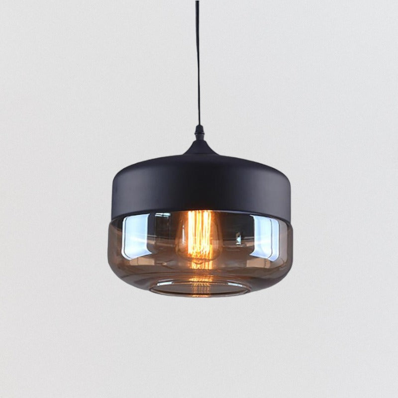 Lars Modern taklampa i metall och glas – Justerbar LED för samtida belysning av hemmet