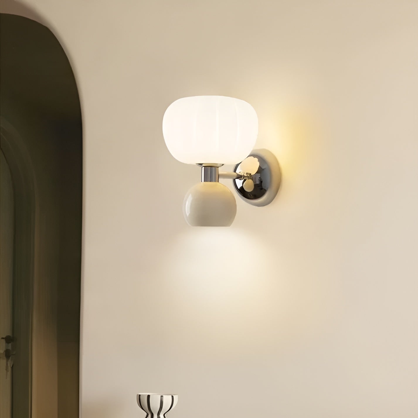 PumpkinGlow Light – Modern Pumpa Stil LED Vägglampa