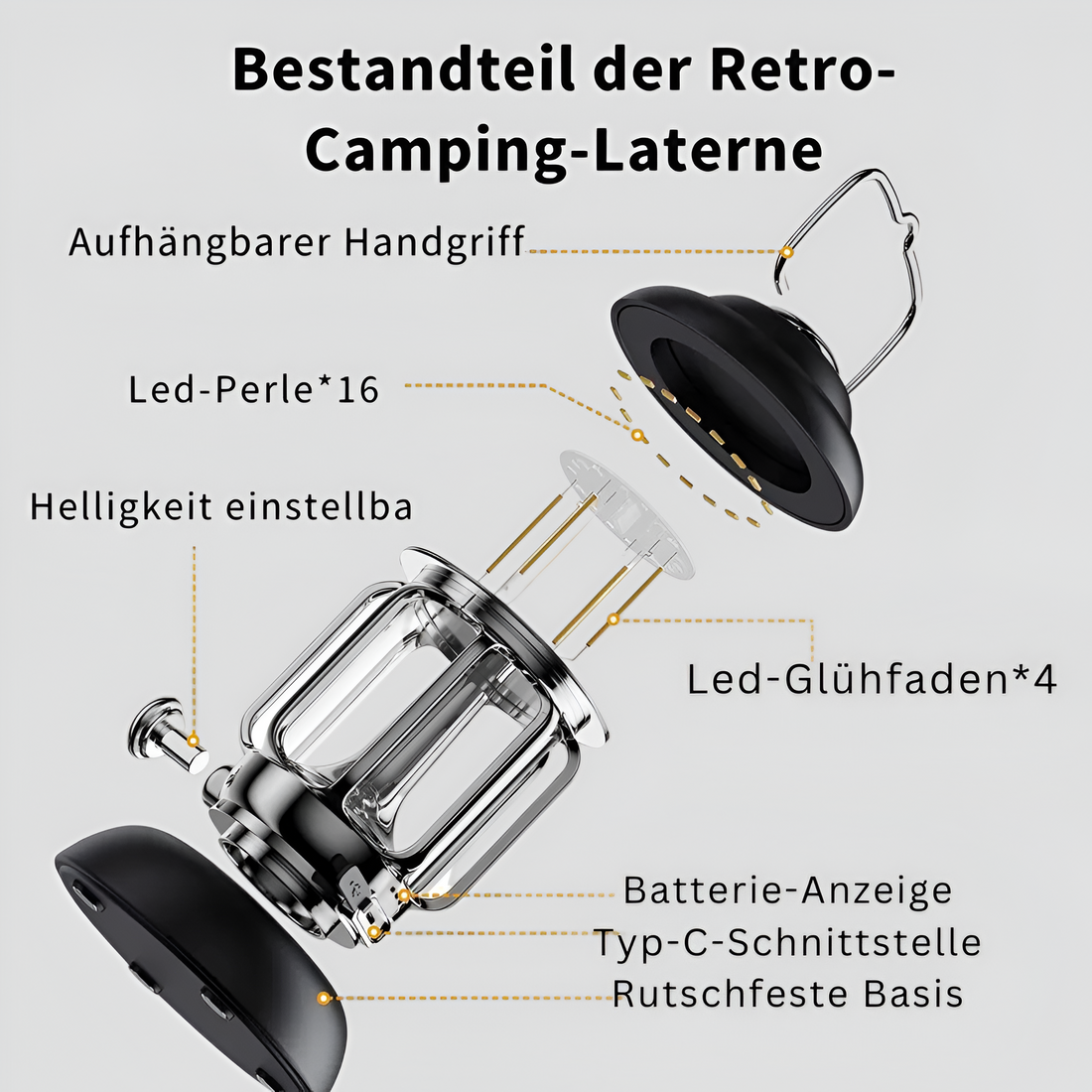 MagnaLuxe Light - Bärbar USB-laddningsljus