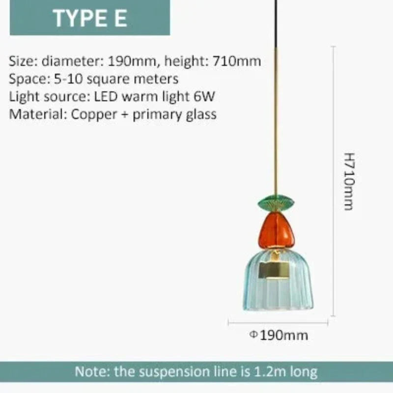 UrbanGlow - Hänglampa med Färgglas