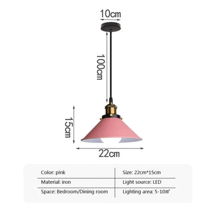 Industriell Elegans - LED Horn Hänglampa