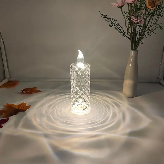 LuxeLicht - LED Diamant Nattljus för Sfeerbelysning i Sovrum &amp; Vardagsrum