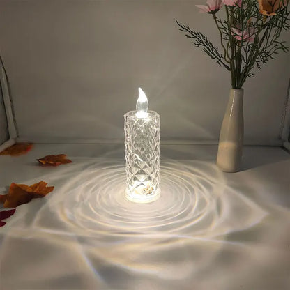 LuxeLicht - LED Diamant Nattljus för Sfeerbelysning i Sovrum &amp; Vardagsrum