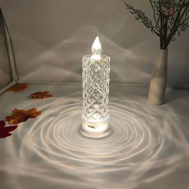 LuxeLicht - LED Diamant Nattljus för Sfeerbelysning i Sovrum &amp; Vardagsrum