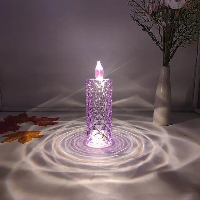 LuxeLicht - LED Diamant Nattljus för Sfeerbelysning i Sovrum &amp; Vardagsrum