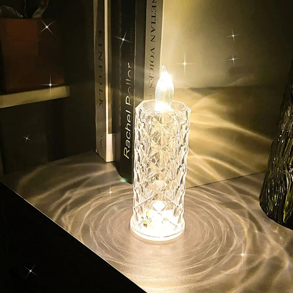 LuxeLicht - LED Diamant Nattljus för Sfeerbelysning i Sovrum &amp; Vardagsrum
