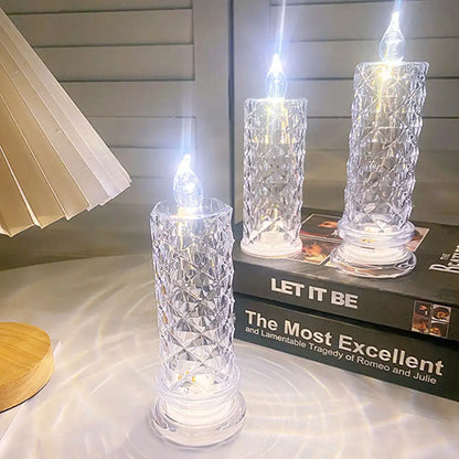 LuxeLicht - LED Diamant Nattljus för Sfeerbelysning i Sovrum &amp; Vardagsrum