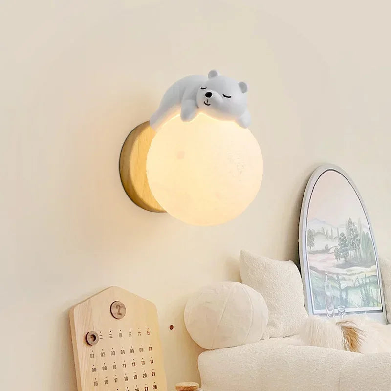 MoonGlow – Magisk månlampa med lugnande glöd och elegant design