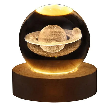 GalaxyGlow - Solsystem Bordslampa – LED Belysning med Planetdesign