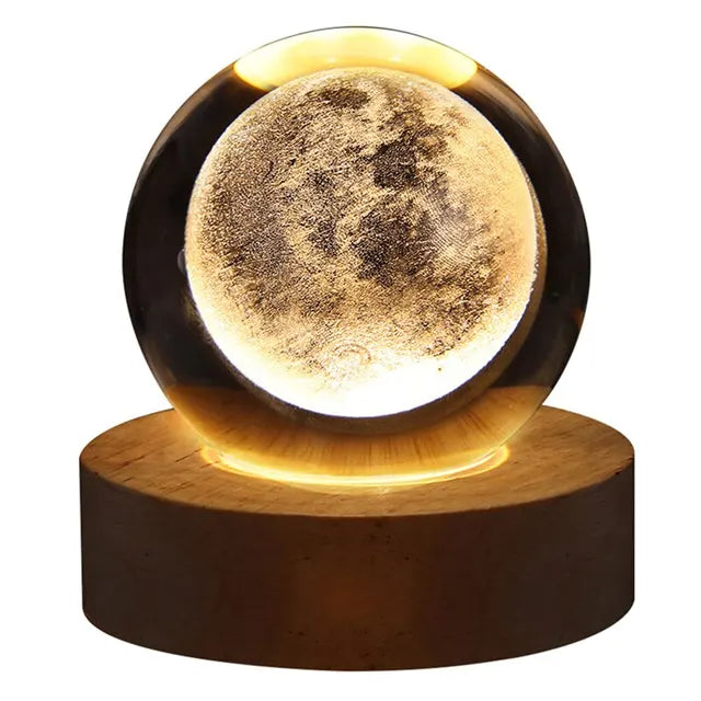 GalaxyGlow - Solsystem Bordslampa – LED Belysning med Planetdesign
