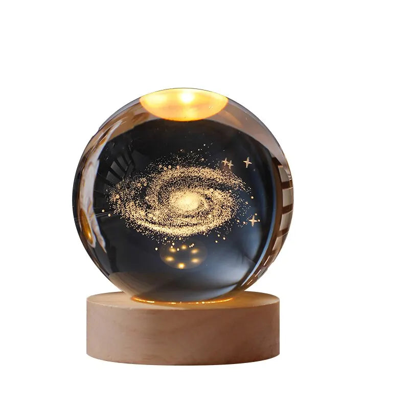 GalaxyGlow - Solsystem Bordslampa – LED Belysning med Planetdesign