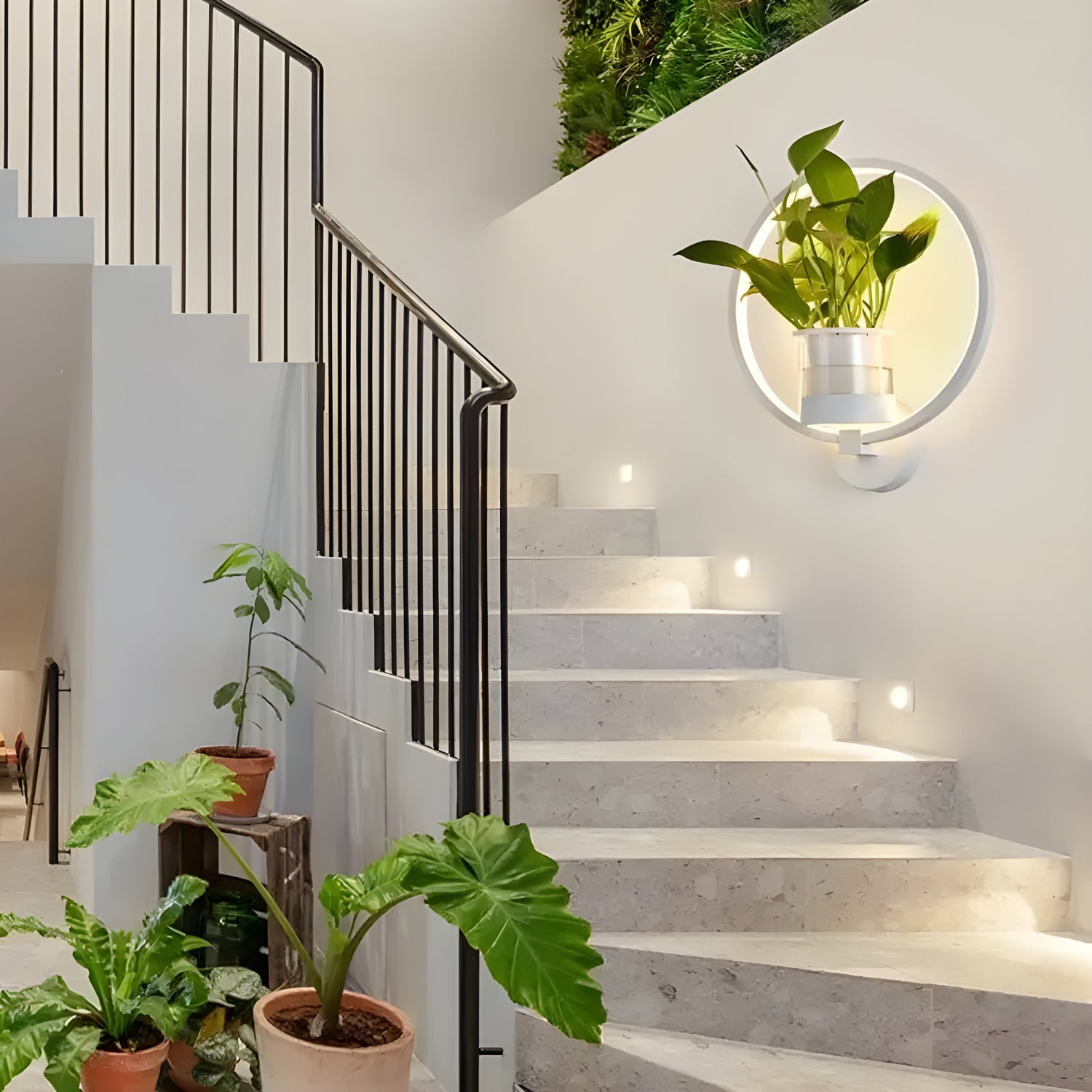 AisleBloom Light - Nordiska växt-LED-vägglampa