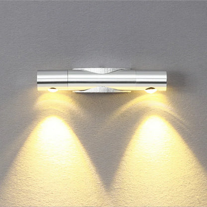 DuoGlow – Dubbel LED Vägglampa Med Justerbara Spotlights