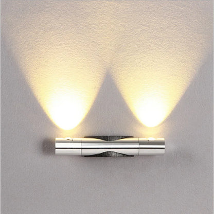 DuoGlow – Dubbel LED Vägglampa Med Justerbara Spotlights