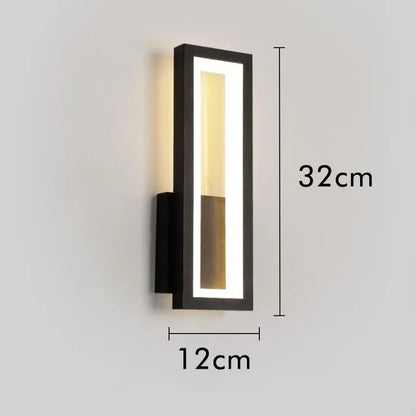 GlowSpace – Modern LED Vägglampa i Minimalistisk Design för Vardagsrum &amp; Hall