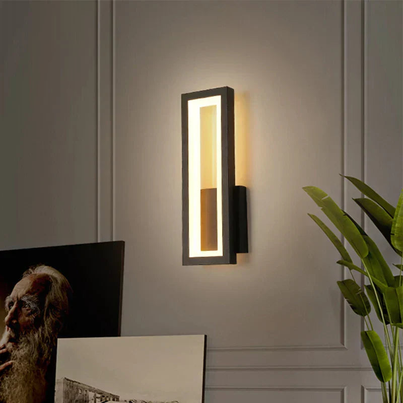 GlowSpace – Modern LED Vägglampa i Minimalistisk Design för Vardagsrum & Hall