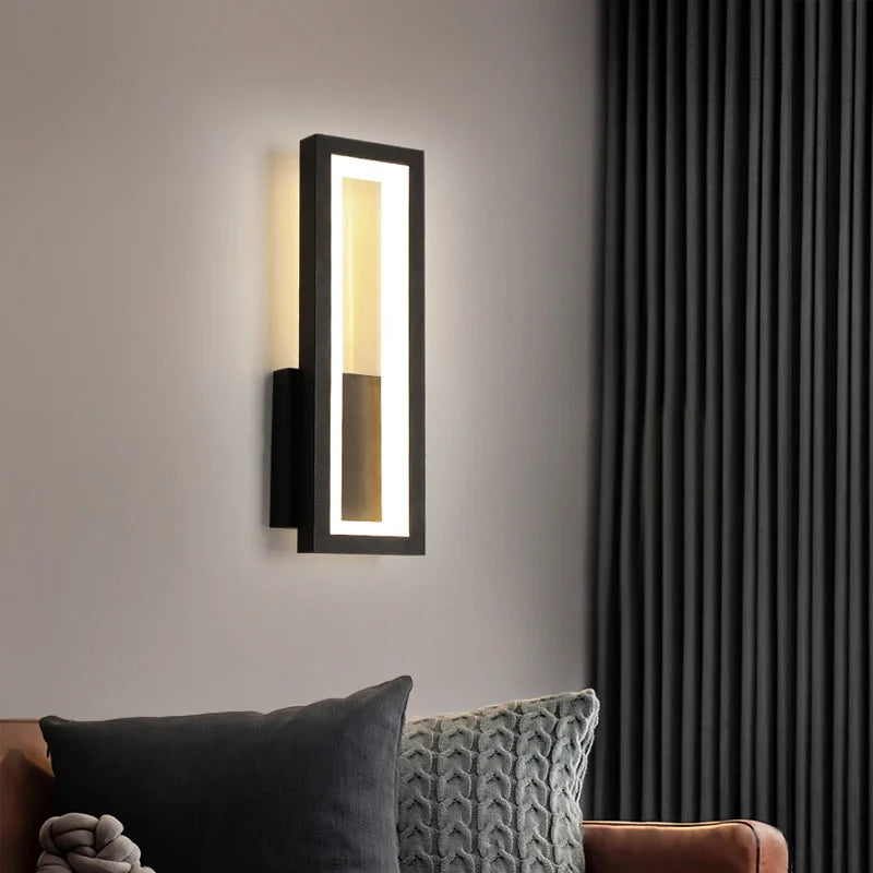 GlowSpace – Modern LED Vägglampa i Minimalistisk Design för Vardagsrum &amp; Hall
