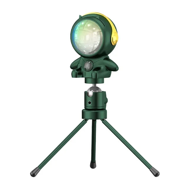 AstroGlow - Solnedgång LED Projektorlampa med Astronautdesign – Stämningsfull Belysning