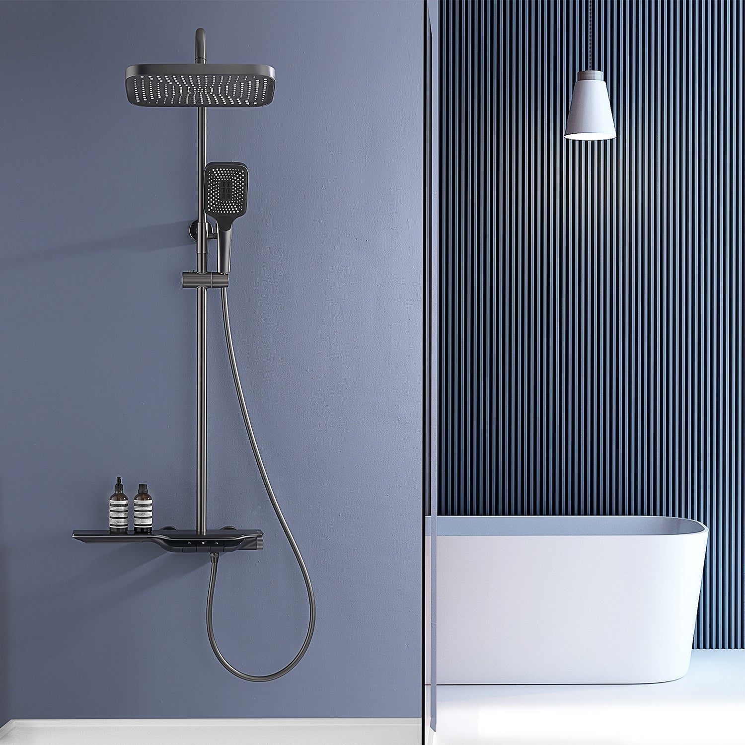 Lumora | LED duschsystem med temperaturvisning i premiumdesign