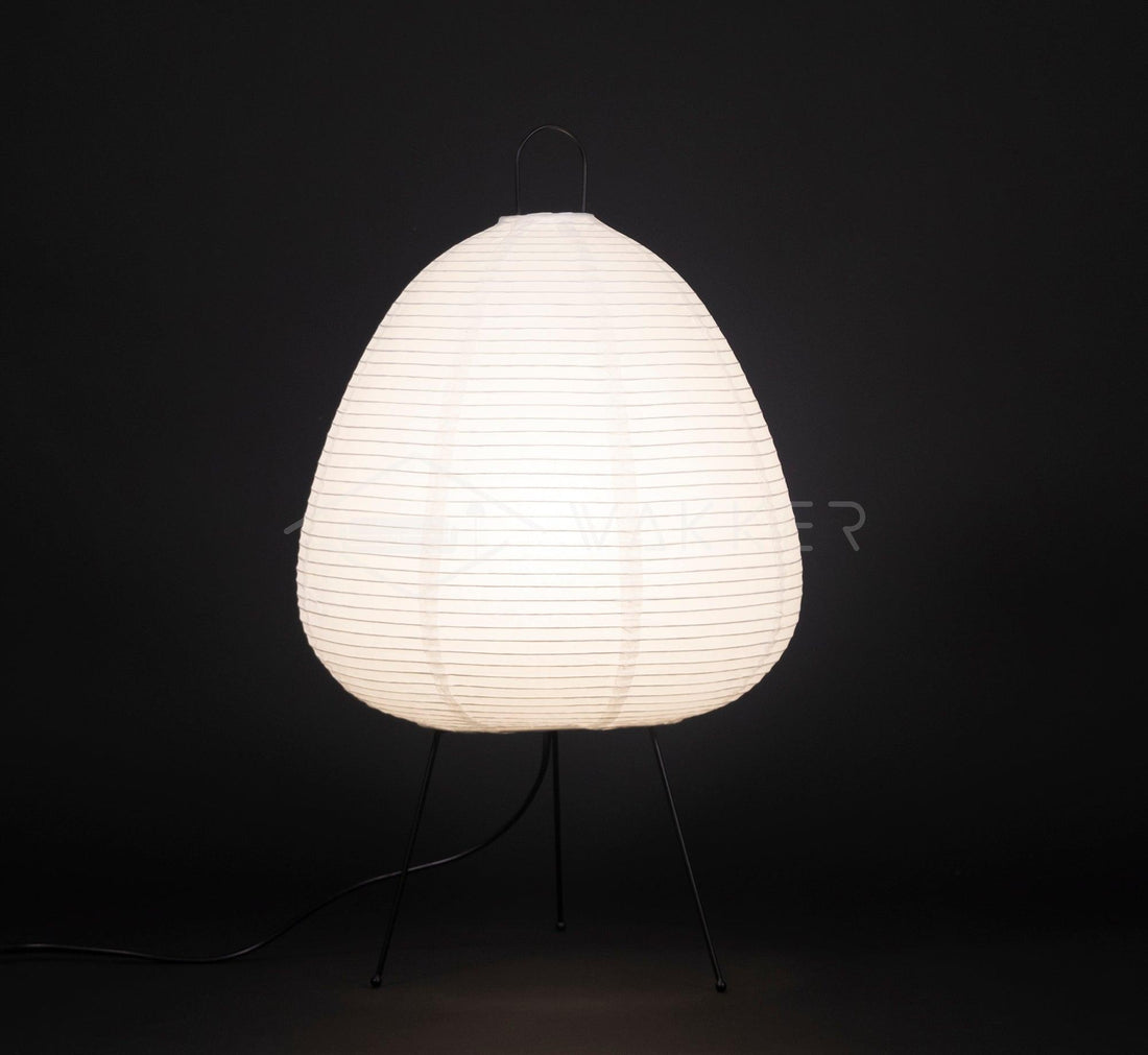 Lia Bordslampa – Moderndesign inspirerat av japanska papplampor, Ambient LED-belysning, Elegant heminredning